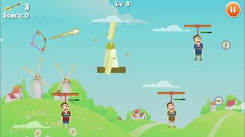 Rescue Bearded Archery Game screenshot 2