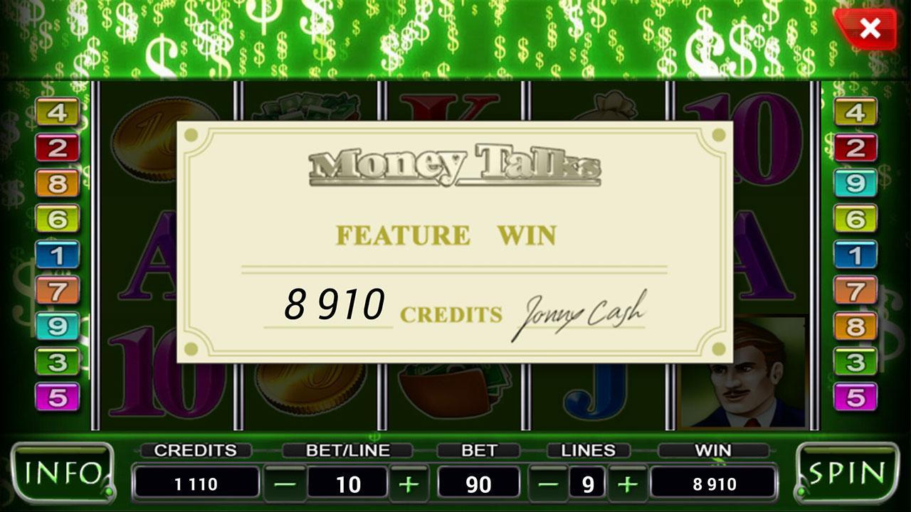 Talking money 2. Battle Slots.