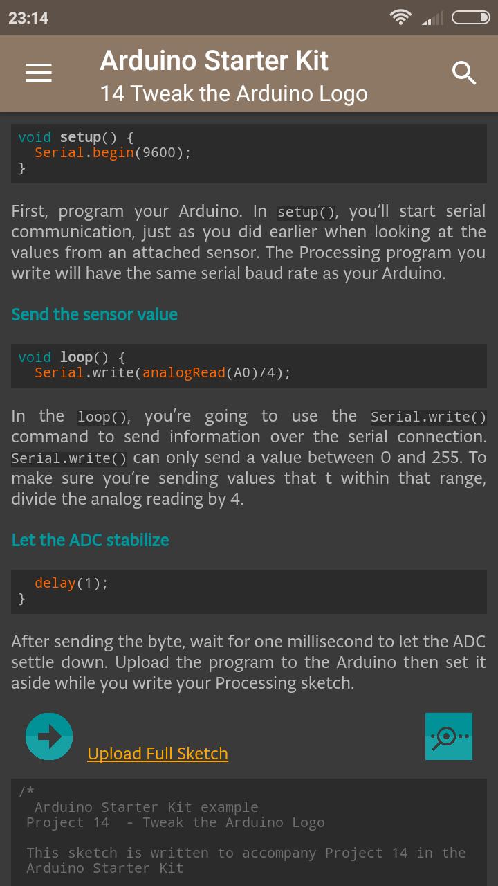 Arduino Starter Kit for Android - APK Download - 