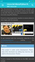 micro:bit MicroPython Reference capture d'écran 2