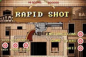 Rapid Shot-Shooting BullsEye Plakat