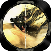 Sniper Shooting in the Desert icon