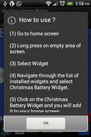 Christmas battery widget FREE スクリーンショット 3