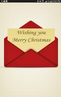 Christmas Wish Quote Greetings الملصق