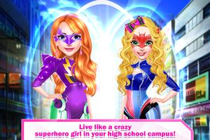 Superhero High School Girls تصوير الشاشة 2