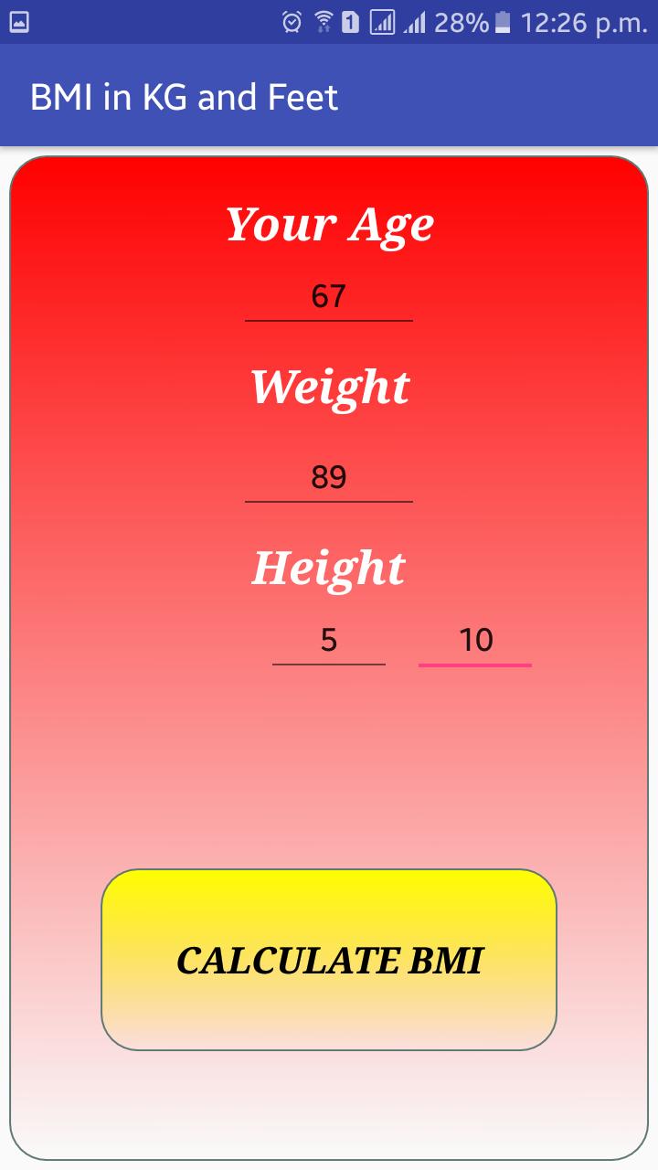 Perfect Bmi Calculator For Android Apk Download