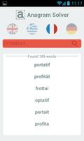 Anagram Solver capture d'écran 2