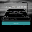 BMW VIN Decoder