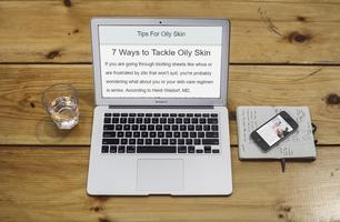 Tips For Oily Skin (Naturally) Poster