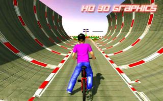 Impossible Bike Race : BMX Stunts Riding Simulator Ekran Görüntüsü 1