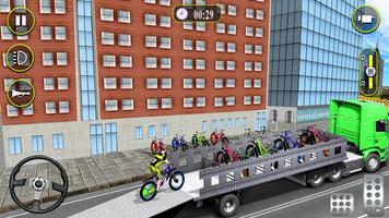 Bicycle Transport Truck Drive 2018 capture d'écran 3