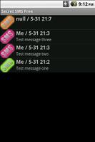 Secret SMS Free screenshot 2