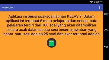 SOAL SMP KELAS 7 تصوير الشاشة 3