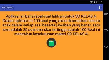 SOAL SD KELAS 4 تصوير الشاشة 2