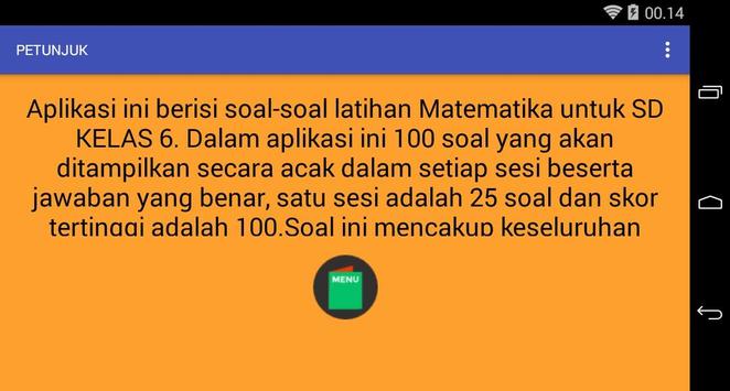 Soal Matematika Sd Kls 6 1 0 Android Download Apk