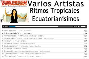 Musica latina del Ecuador Affiche