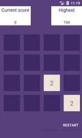 2048 Board Swipe ภาพหน้าจอ 1