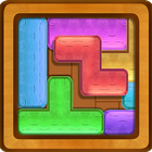 Icona Puzzle di blocchi di legno