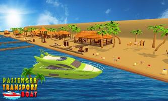 نقل الركاب قارب محاكي: 3D سباق القوارب تصوير الشاشة 1