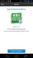 Boat URL Shortener Add-on capture d'écran 3