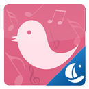 Pink Bird Boat Browser Theme aplikacja