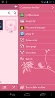 Pink Bird Boat Browser Theme Screenshot 1