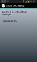 Simple SMS Backup capture d'écran 1