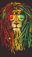 Rasta Weed Wallpapers Affiche