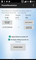 Resolution changer Power Menu syot layar 2