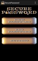 Secure Password الملصق