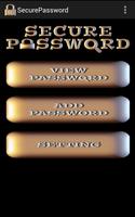 Secure Password ポスター