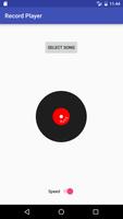 Record Player Affiche