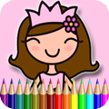 Princess Kids Coloring Book