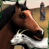 Horse Simulator 3D Animal icône