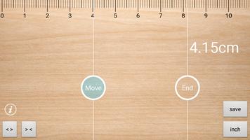 2 Schermata Ruler,Ruler cm,Ruler App - Measure length