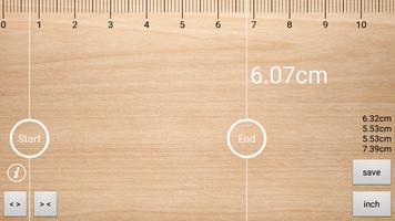 Ruler,Ruler cm,Ruler App - Measure length ภาพหน้าจอ 3