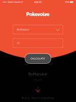 Evolve Calc For Pokemon GO captura de pantalla 1