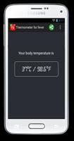 Thermometre fievre Prank capture d'écran 1