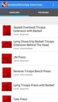 BodybuildersApp Exercises screenshot 1