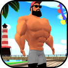 3D bodybuilding fitness game - icône