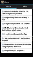 Bodybuilding Nutrition Program screenshot 1