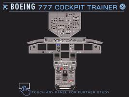 Boeing B777 Cockpit Trainer Affiche