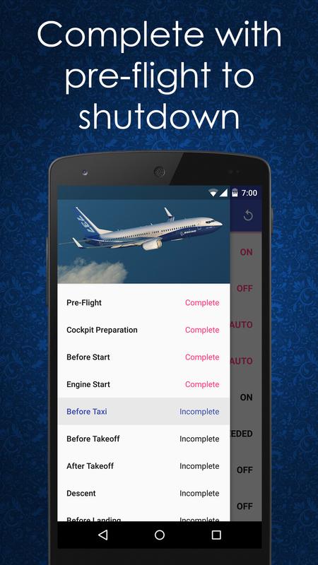 Boeing 737 Checklist For Android Apk Download