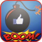 Boom-Like 💣! Get instant Free Like for Face Prank アイコン