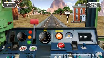 Train Simulateur Conduite 3D Affiche