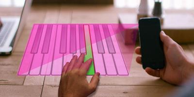 Hologram Piano Simulator screenshot 1