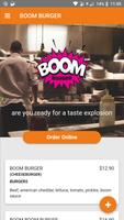 Boom Burger Plakat