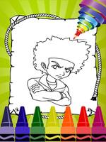 Boondocks Coloring Affiche