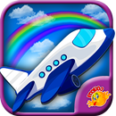 Airplane Flight - Kids 2D Game APK
