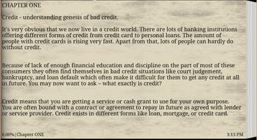 Bad Credit Ebook screenshot 1